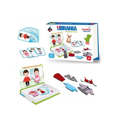 Askato układanka magnetyczna ubrania