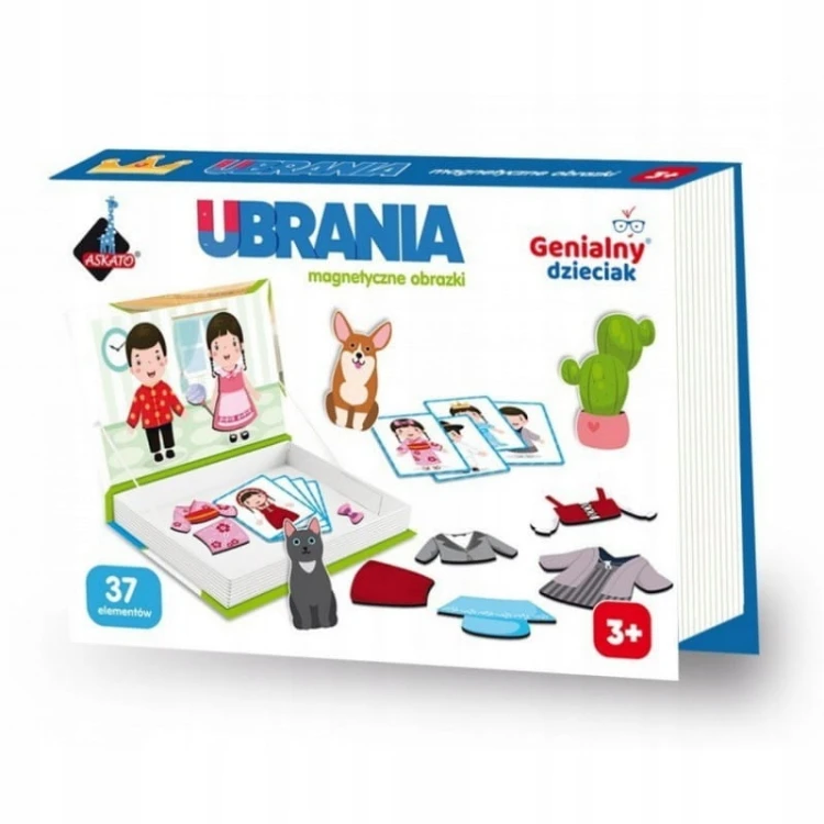 Askato układanka magnetyczna ubrania