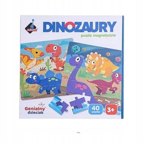 Askato puzzle magnetyczne dinozaury