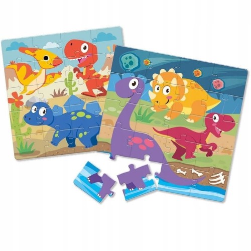 Askato puzzle magnetyczne dinozaury
