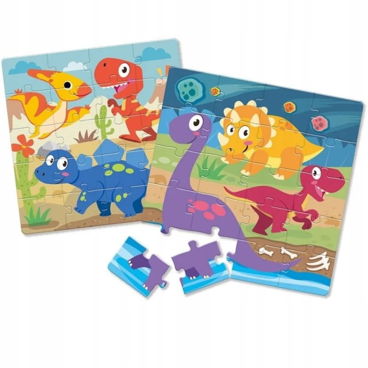Askato puzzle magnetyczne dinozaury