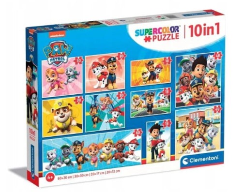 Clementoni puzzle 10w1 330 el. Psi Patrol 20270