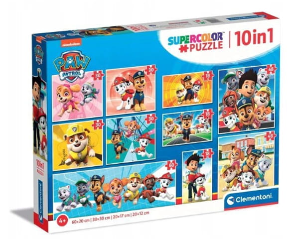 Clementoni puzzle 10w1 330 el. Psi Patrol 20270