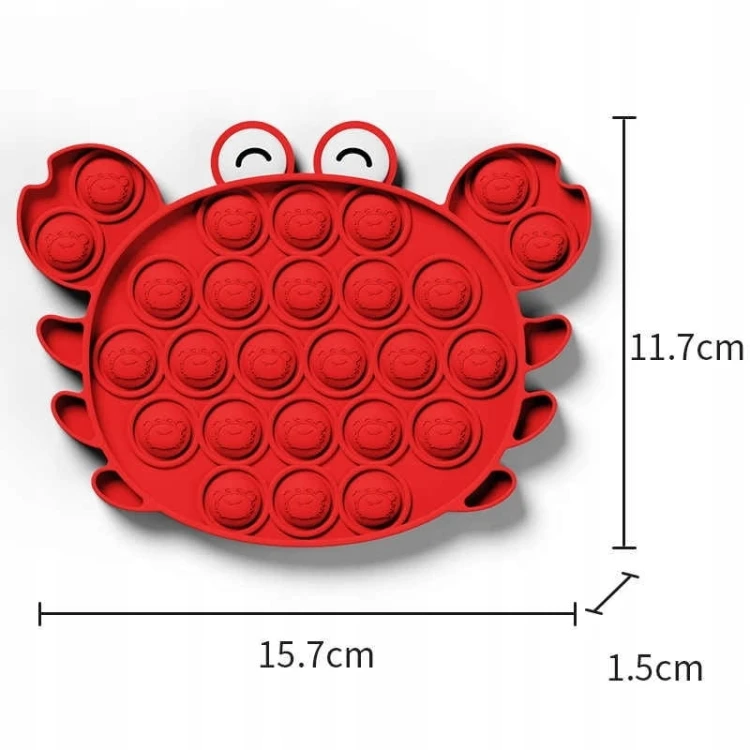 Zabawka antystresowa Push Bubble Pop It krab