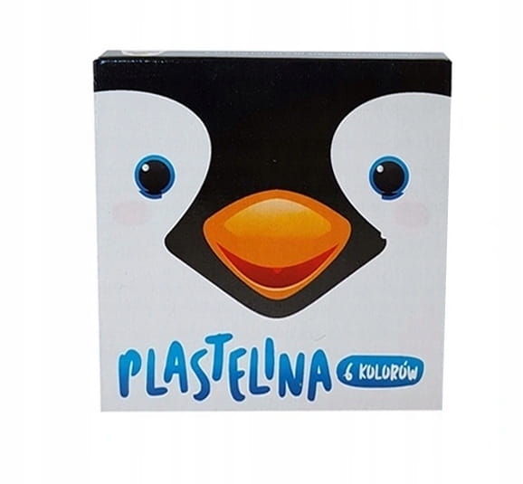 Vena plastelina do zabawy 6 kolorów Pingwin