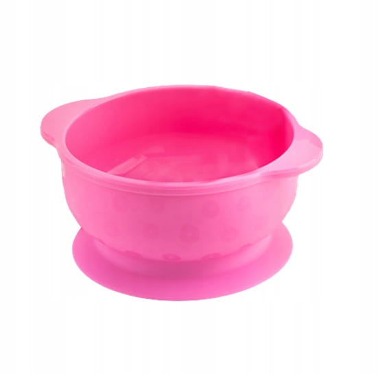 Miseczka miska silikonowa dla dziecka różowa