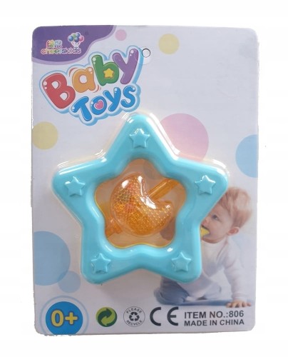 Baby Toys grzechotka twardy gryzak gwiazdka