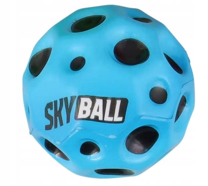 Piłka piłeczka odbijająca się meteor Sky Ball niebieska