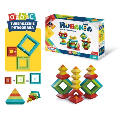 Askato klocki Pitagorasa Rubanta 30 el.