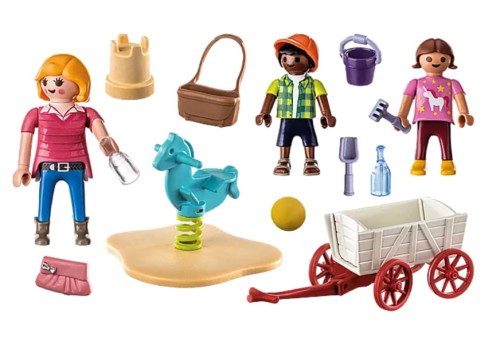 Playmobil City Life Starter Pack opiekunka z wózkiem 71258