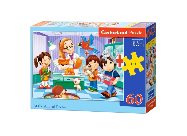 Castorland puzzle U weterynarza 60 el