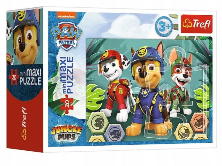 Trefl puzzle MiniMaxi Psi Patrol Jungle Pups 20 el 21145