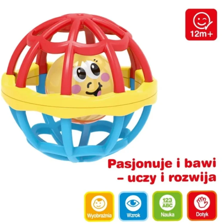 Askato miękka piłeczka piłka z grzechotką