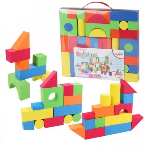 Klocki piankowe eva building block 46 el.