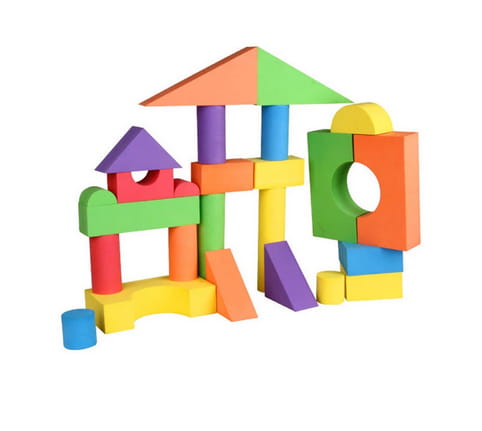 Klocki piankowe eva building block 46 el.