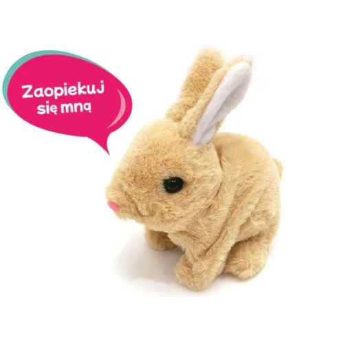 Askato interaktywny króliczek na baterie z akcesoriami