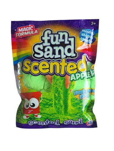 Fun Sand scented magiczny piasek kinetyczny pachnący zielony jabłko